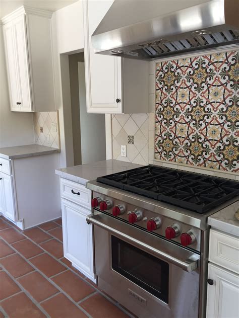 Mediterranean Backsplash With Lincoln Tecate Flooring Kitchen Cabinets Kitchen Kitchen