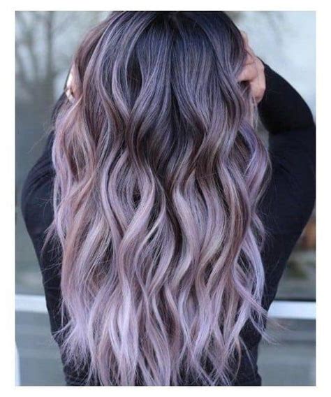 Grey Purple Hair