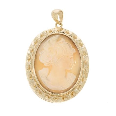 Vintage 9ct Gold Cameo Pendant Necklaces From Cavendish Jewellers Ltd UK