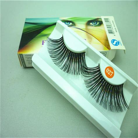 1 pairs long silver wire stage artistic exaggeration halloween performance false eyelash eyelash