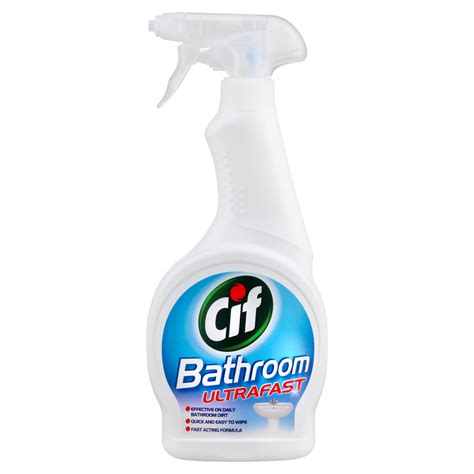 Cif Ultrafast Spray Bathroom 500ml Bathroom And Toilet Iceland Foods