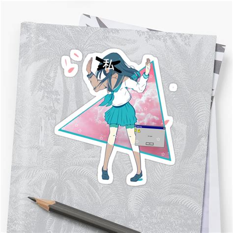 Anime Sticker By Sosfia Redbubble