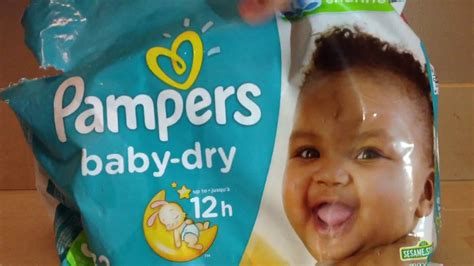 New Pampers 12 Hour Baby Dry Size 3 32 Count Jumbo Pack Diapers Review