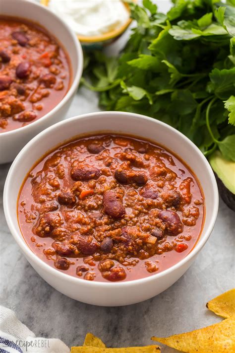 Easy Instant Pot Chili Step By Step Video The Recipe Rebel