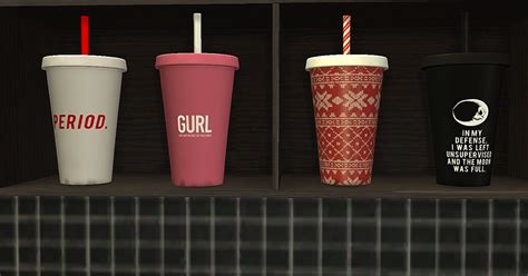 Gurlsims Tumbler Cups Ts3 To Ts4 Conversion Original Here Full Credits