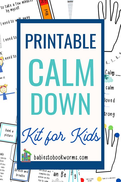 Calm Down Kit Free Printables Printable Calendars At A Glance
