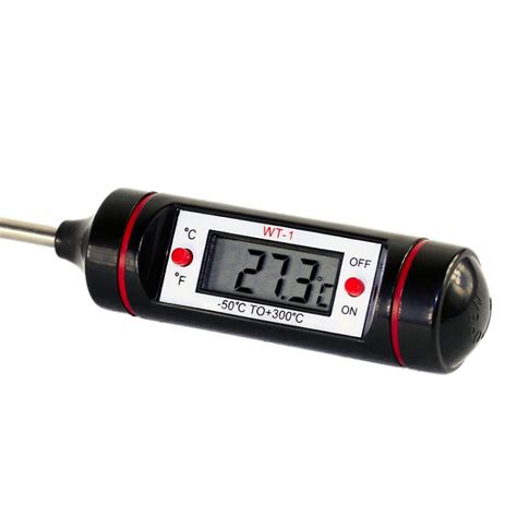 Pen Type Portable Digital Thermometer Wt 1b Stainless Steel Sensing
