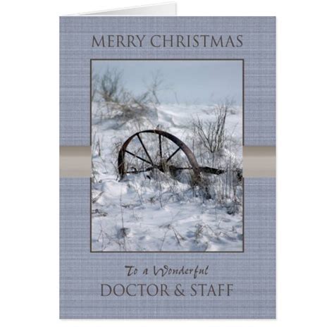 Christmas Doctor And Staff Card Zazzle