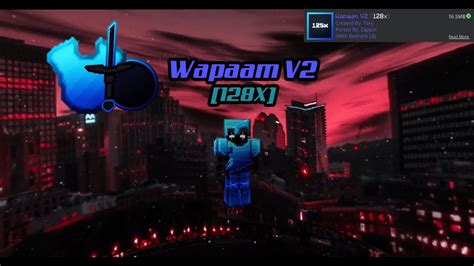 Wapaam V2 128x Mcpe Pvp Texture Pack Youtube