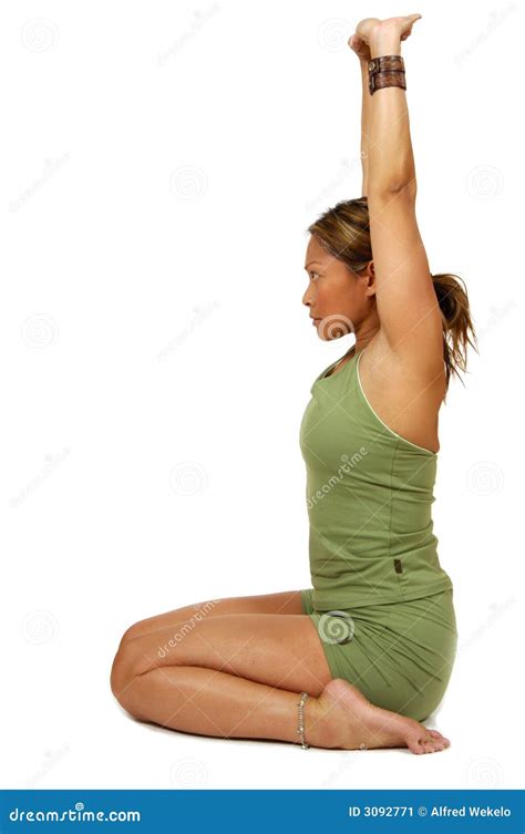 Yoga Pose Arms Overhead Stock Image Image Of Aging Alignment 3092771