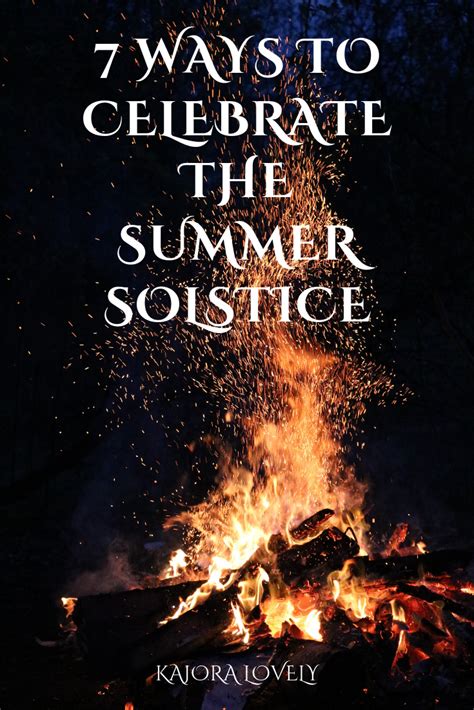 7 Ways To Celebrate Litha The Summer Solstice Artofit