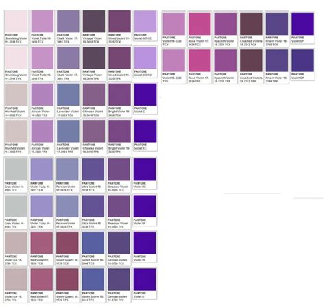 Purples Pantone Color Chart Color Palette Design Pantone Colour Porn