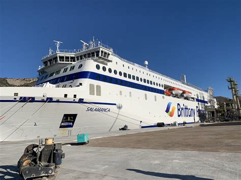 Brittany Ferries Presents Lng Powered Salamanca Cleaner Today And