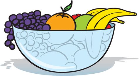 Clipart Image Bowl Of Fruit Cartoon Png Download Full Size