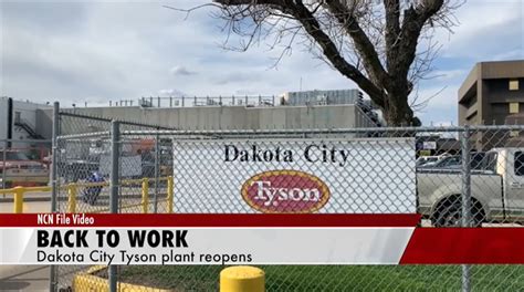 Tyson Plant In Dakota City To Reopen Thursday News Channel Nebraska