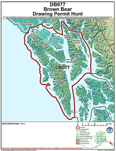 Map Of Db077 Alaska Department Of Fish And Game