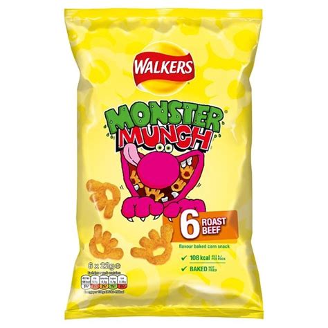Walkers Monster Munch Beef Pk Russells British Store