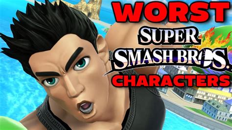 Top Five Worst Characters In Smash Bros History Youtube