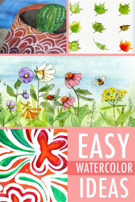 Easy watercolor ideas for beginners (7 good things to paint). Easy Watercolor Painting Ideas — CakeSpy