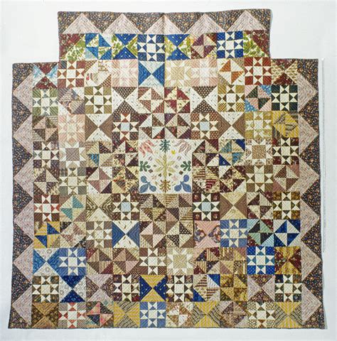 1800 1850 Pieced Quilt With A Variety Of Block Patterns Smithsonian