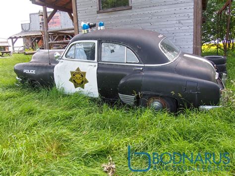 1950s Pontiac 4 Door Police Car