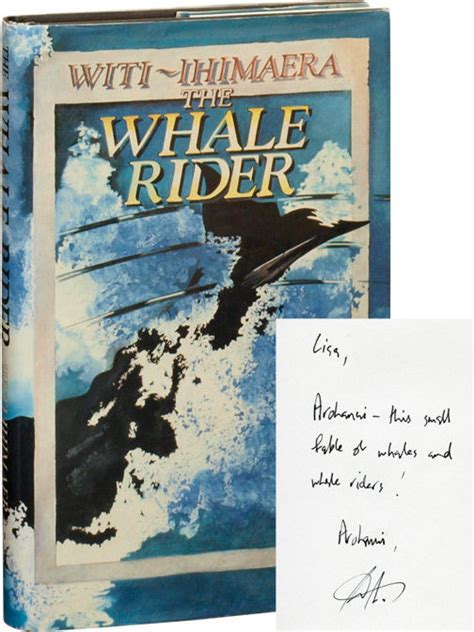 The Whale Rider First Edition Inscribed By Ihimaera Witi 1987