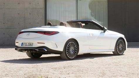 2024 Mercedes Benz CLE Cabriolet Shows More Of Its Topless Silhouette