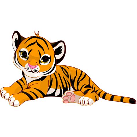 Tiger Clipart Cute Pencil And In Color Transparent Tiger Cartoon