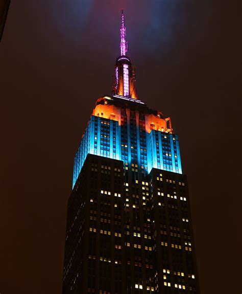 The Empire State Building Is Lighting Up For The New York Spring