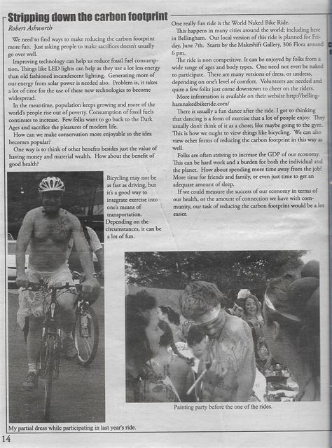 My Opinion Piece In Betty Pages About June Th Wnbr Ride In