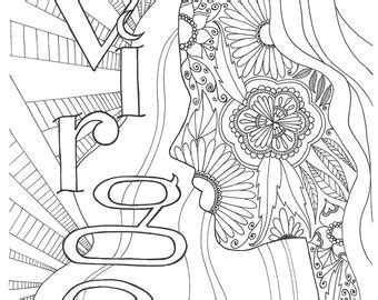Virgo zodiac sign coloring page | free printable coloring. Virgo Coloring Pages at GetDrawings | Free download