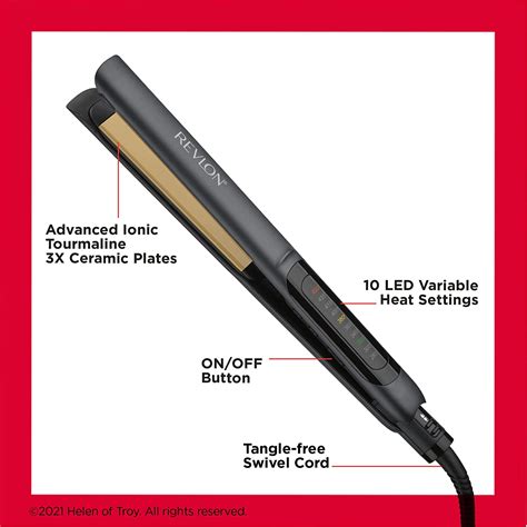 Buy Revlon Smooth Brilliance Ceramic Hair Flat Iron Smooth Glide And