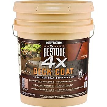 Rust Oleum Restore Gallon Deck Cover Amazon Com