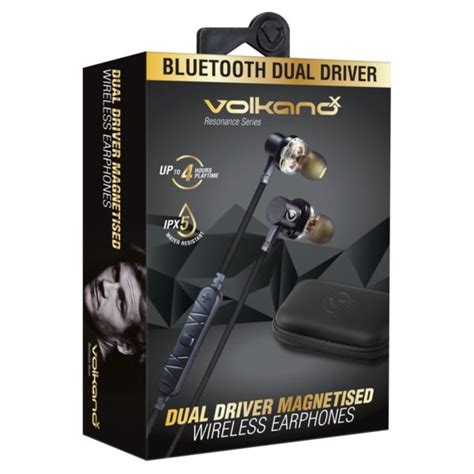 Resonance Dual Dynamic Driver Bluetooth Earphones Volkano Shop