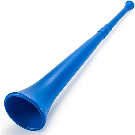 Collapsible Blue Plastic Vuvuzela Stadium Horn Great For