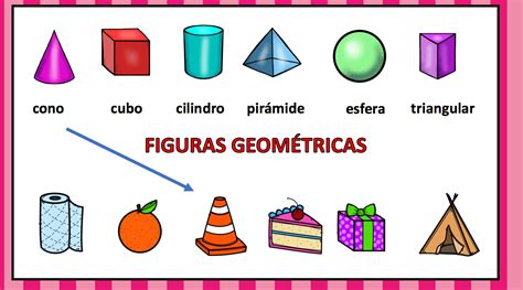 Figuras GeomÉtricas Une Cada Figura Geométrica Con El Objeto Que