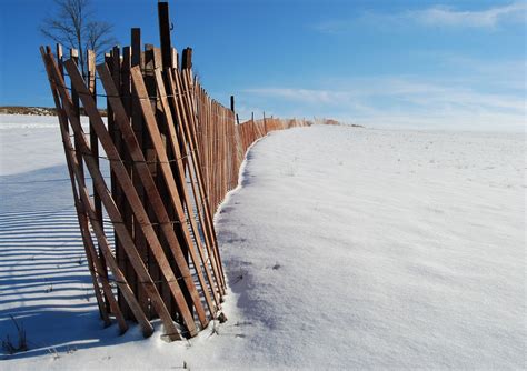 Snow Fence Free Photo Download Freeimages
