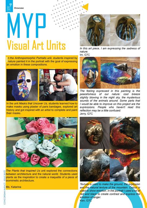 Myp Visual Art Units By Concordian International School Issuu