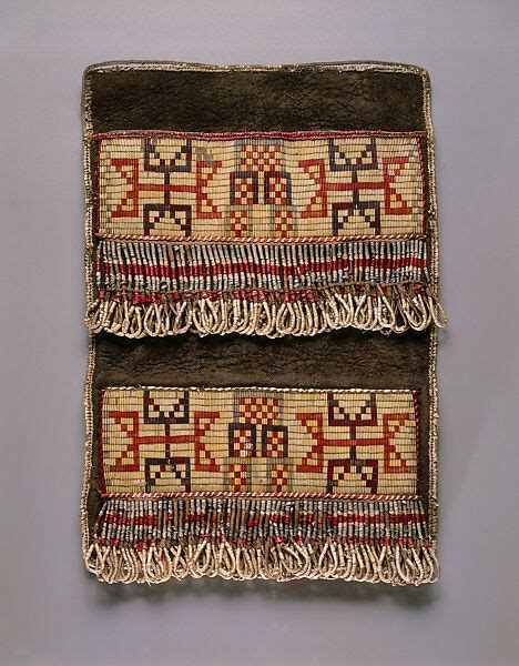 Unrecorded Cree Or Anishinaabe Ojibwa Artist Fire Bag Cree Or