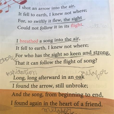 Figure of speech in the poem the arrow and the song. - Brainly.in