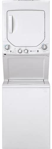 Ge Gud24essmww 24 Inch Electric Laundry Center With Auto Load Sensing