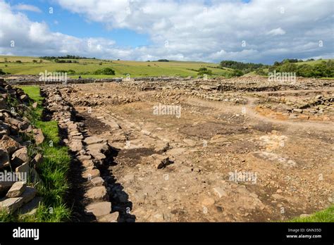 Northumberland England Uk Vindolanda Roman Fort Current Excavations