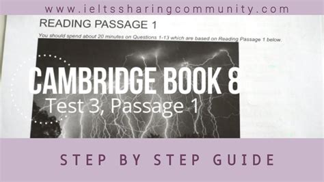IELTS Reading Cambridge 8 Test 3 Passage 1 Step By Step Guide To Do