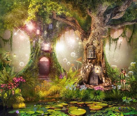 Wallpapermagical Forest Nurserymagic Treefairy Etsy Fairy Tale Forest