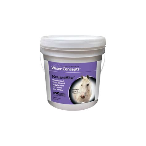 The 15 of the best horse vitamin and mineral supplement. NutrientWise Vitamin & Trace Mineral Supplement for Horses ...
