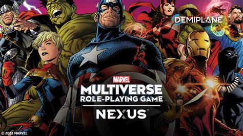 Demiplane Announces New Marvel Multiverse Tabletop Rpg