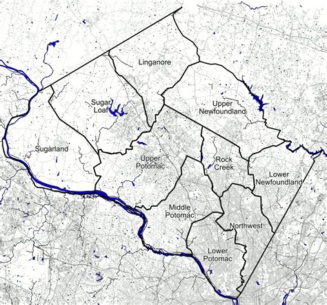 Montgomery County Boundary Map