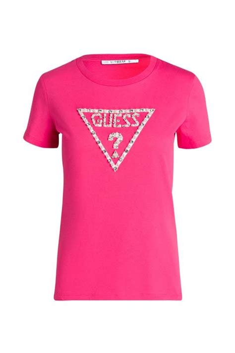 T Shirt Pink Guess Günstig Online Kaufen Outletcitycom