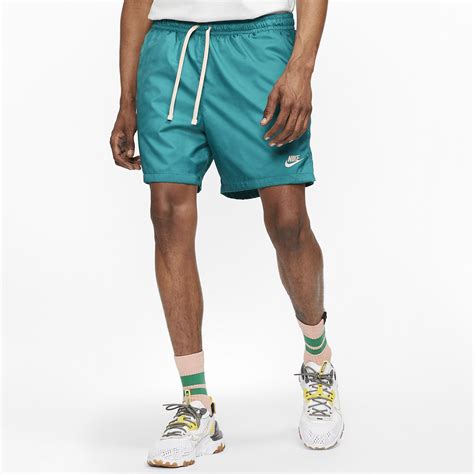 Nike Synthetic Flow Woven Shorts In Turquoisewhite Blue For Men Lyst