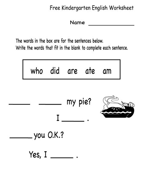 Pin On Printable Worksheets 12 Best Images Of English Primary 1